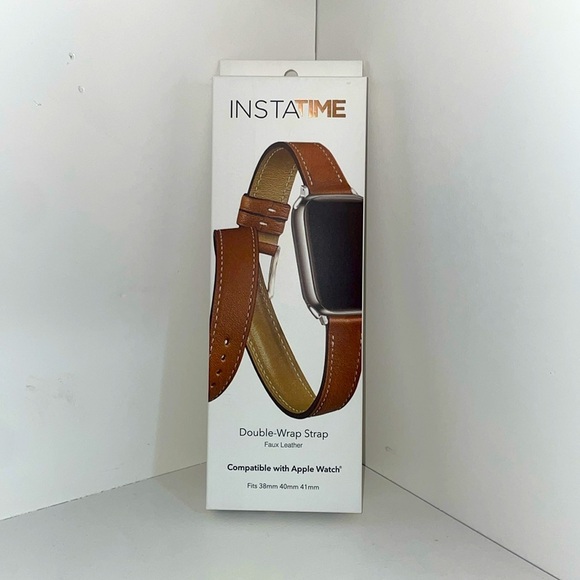INSTATIME Double-Wrap Apple Watch Strap - Picture 1 of 6